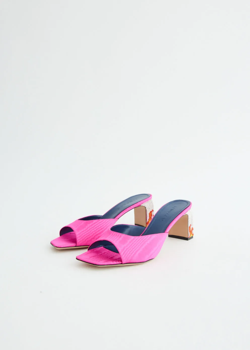 Ade Grosgrain Moire Mules