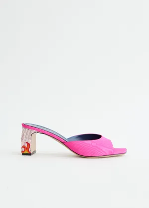 Ade Grosgrain Moire Mules