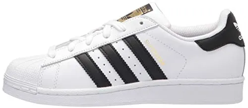 adidas Originals Superstar Sneaker, Core White/Black/White, 6.5 US Unisex Little Kid