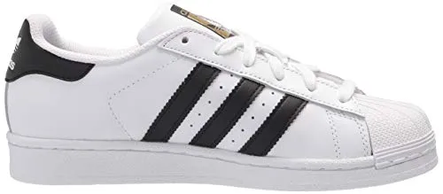 adidas Originals Superstar Sneaker, Core White/Black/White, 6.5 US Unisex Little Kid
