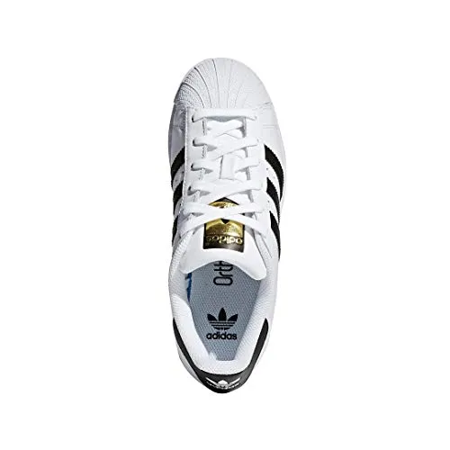 adidas Originals Superstar Sneaker, Core White/Black/White, 6.5 US Unisex Little Kid