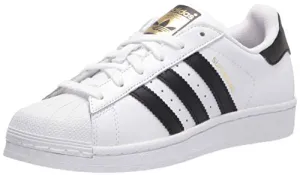 adidas Originals Superstar Sneaker, Core White/Black/White, 6.5 US Unisex Little Kid