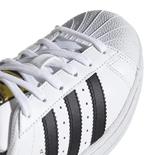 adidas Originals Superstar Sneaker, Core White/Black/White, 6.5 US Unisex Little Kid