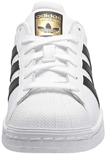 adidas Originals Superstar Sneaker, Core White/Black/White, 6.5 US Unisex Little Kid