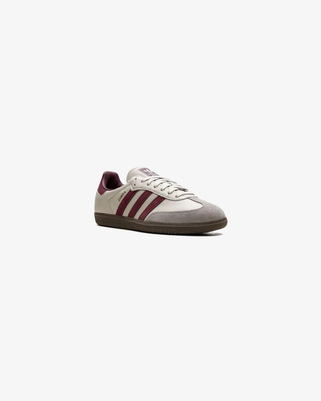 Adidas Samba OG Putty Grey Maroon Sneakers