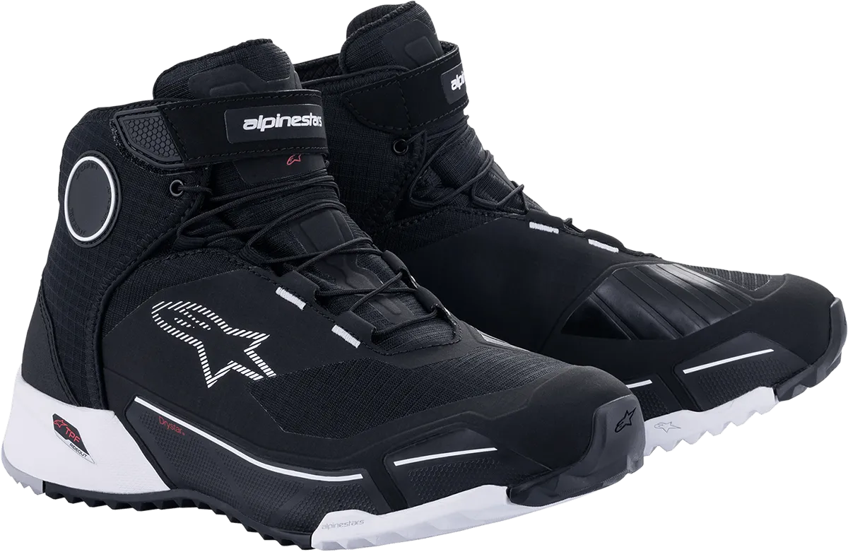 ALPINESTARS CR-X Drystar? Shoes - Black/White - US 8.5 261182018.5