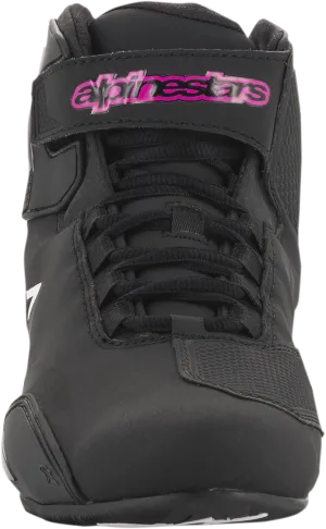 ALPINESTARS Women's Sektor Shoes - Black/Pink - US 9 251571910399