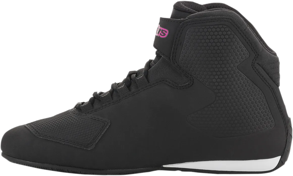 ALPINESTARS Women's Sektor Shoes - Black/Pink - US 9 251571910399