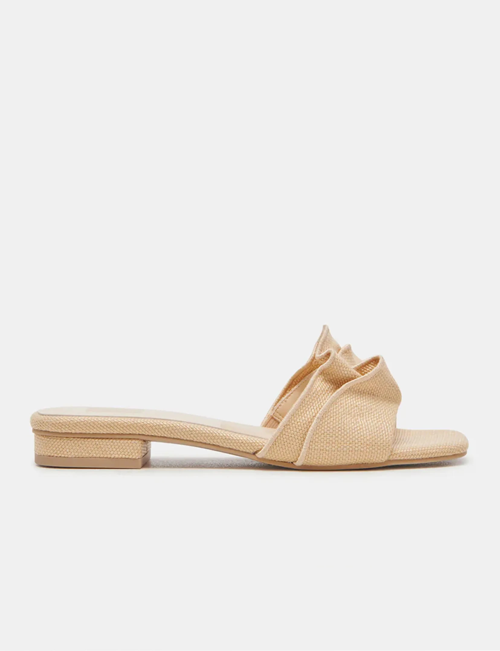 Alumni Raffia Sandals, Natural