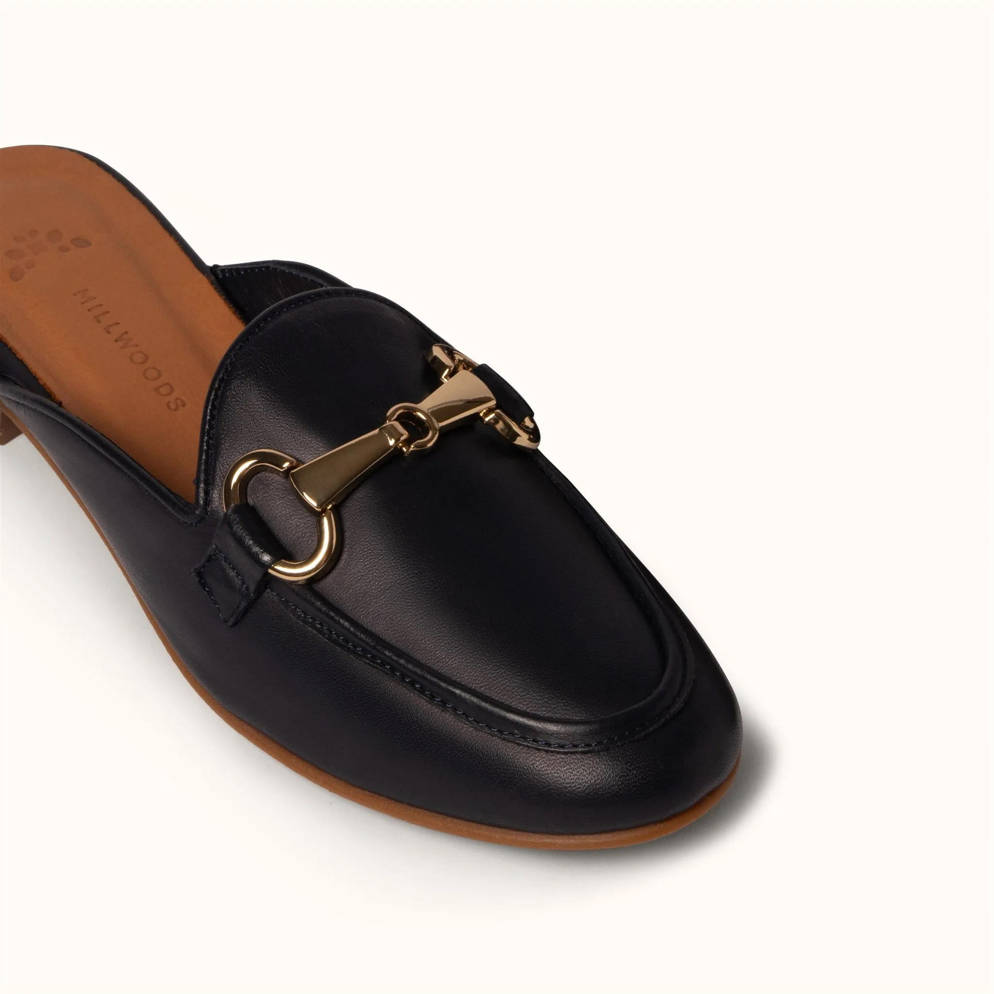 Backless Loafer - Navy