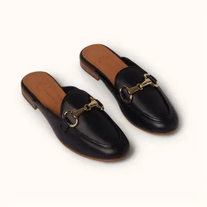 Backless Loafer - Navy