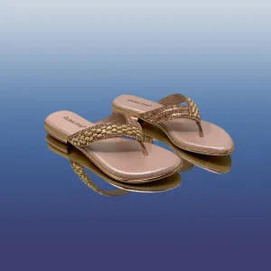 Beaded Rose Sandals