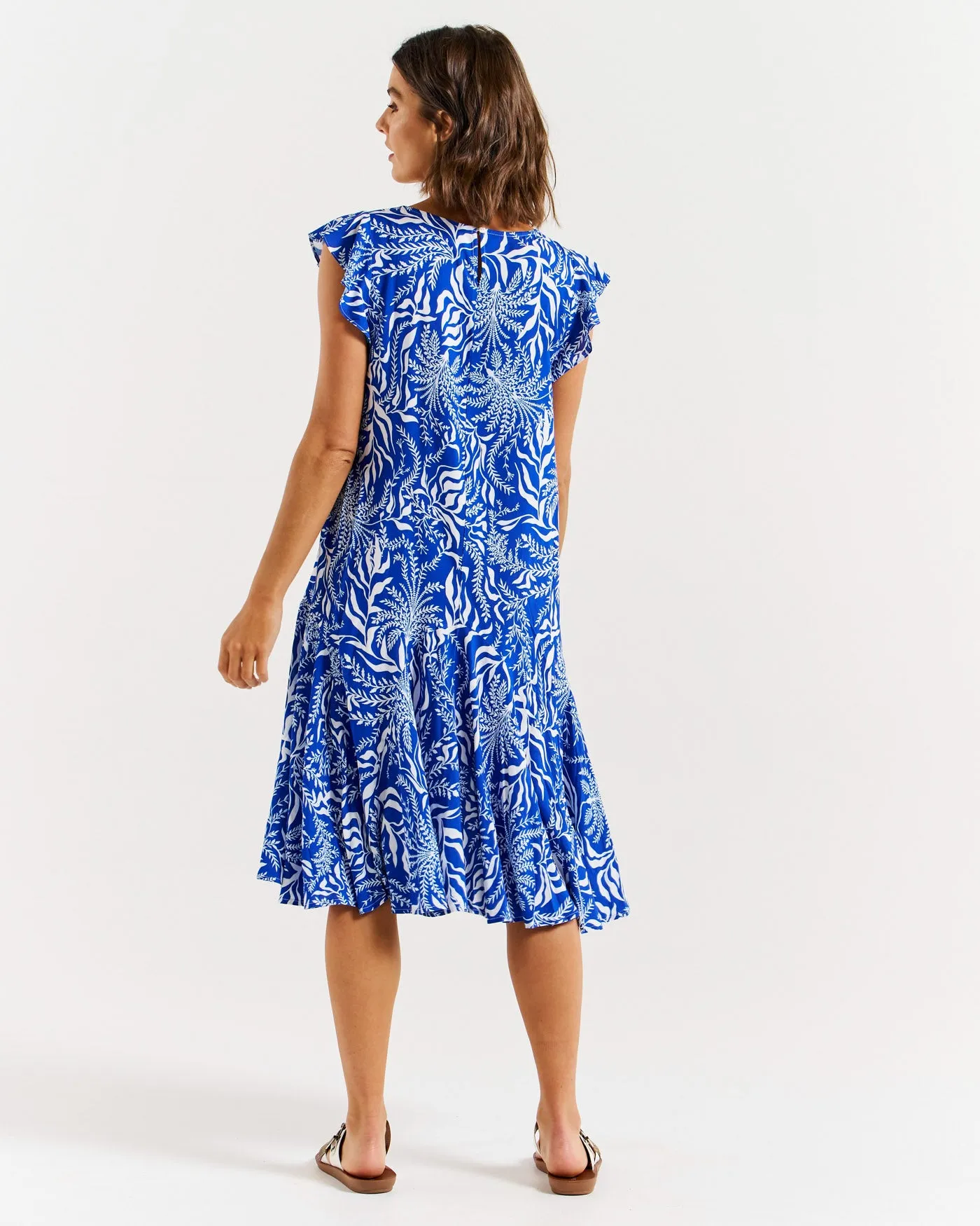 Betty Basics Hannah Dress Havana Print
