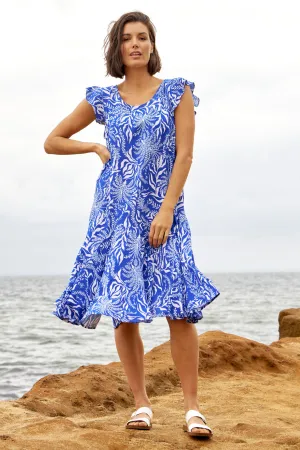 Betty Basics Hannah Dress Havana Print