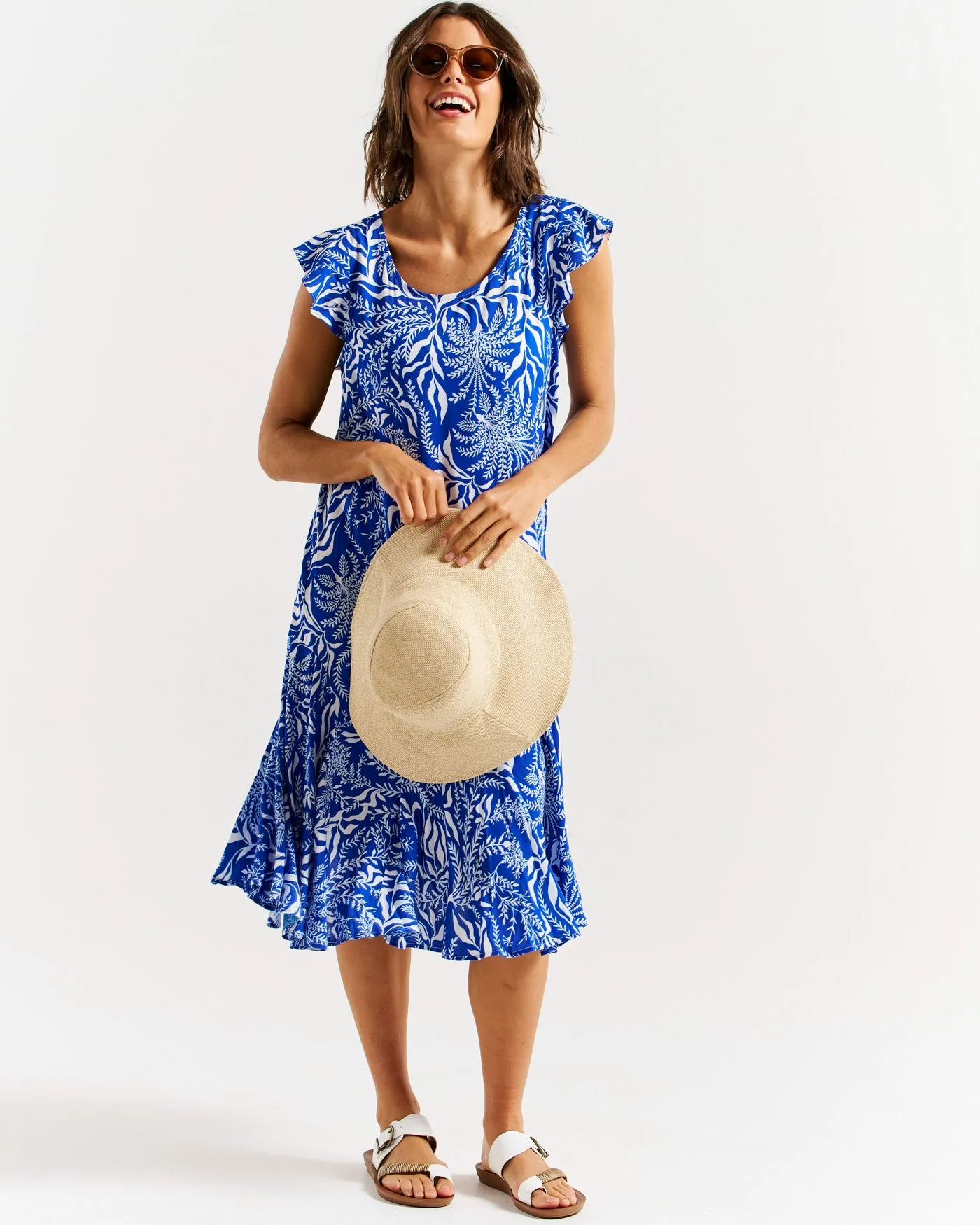 Betty Basics Hannah Dress Havana Print