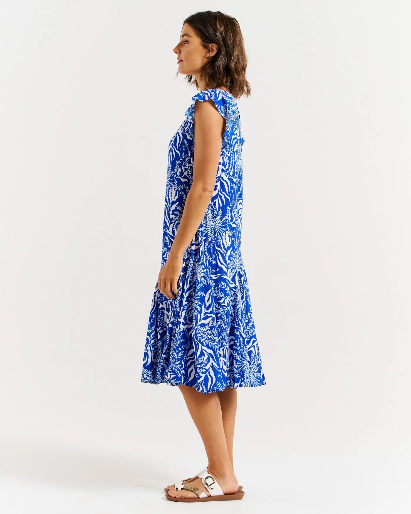 Betty Basics Hannah Dress Havana Print