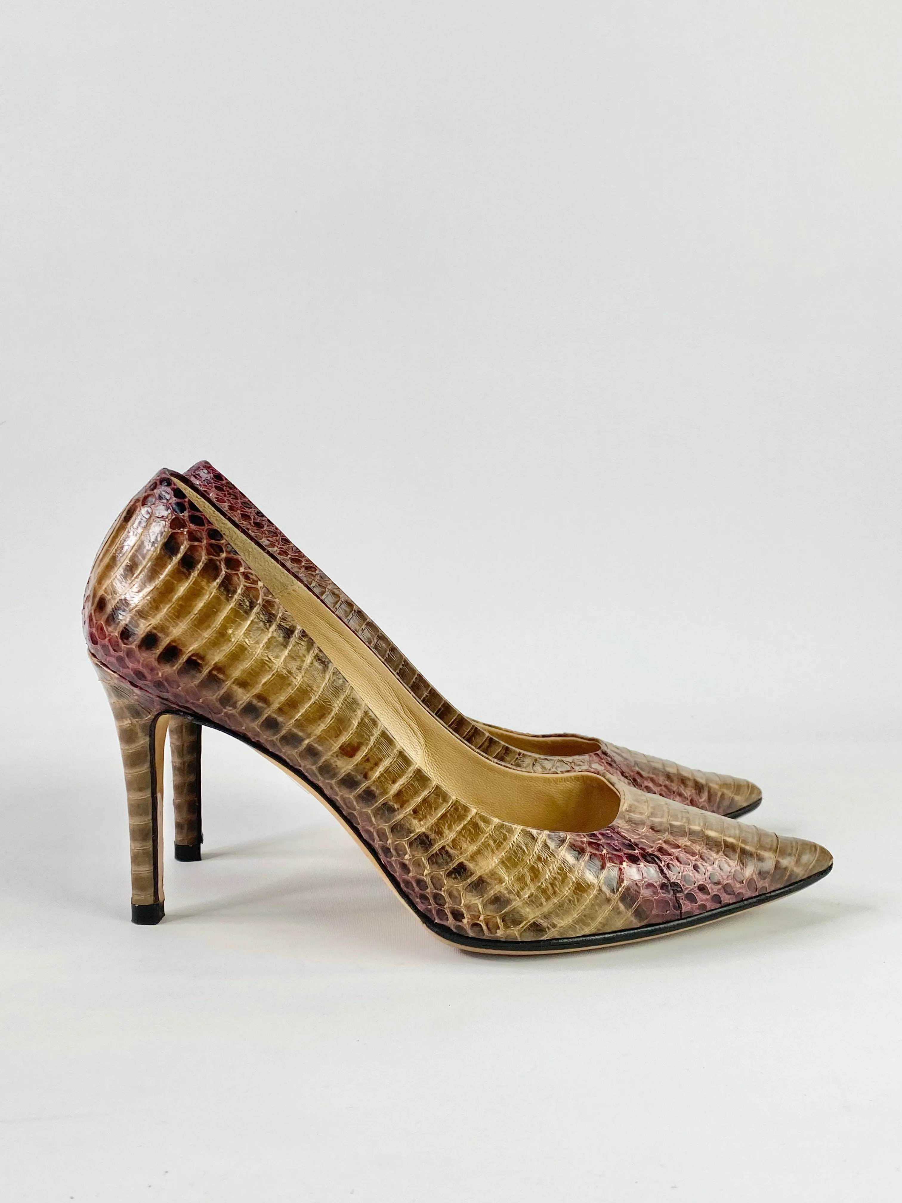 Bianca Buccheri Snakeskin Pumps - EU37