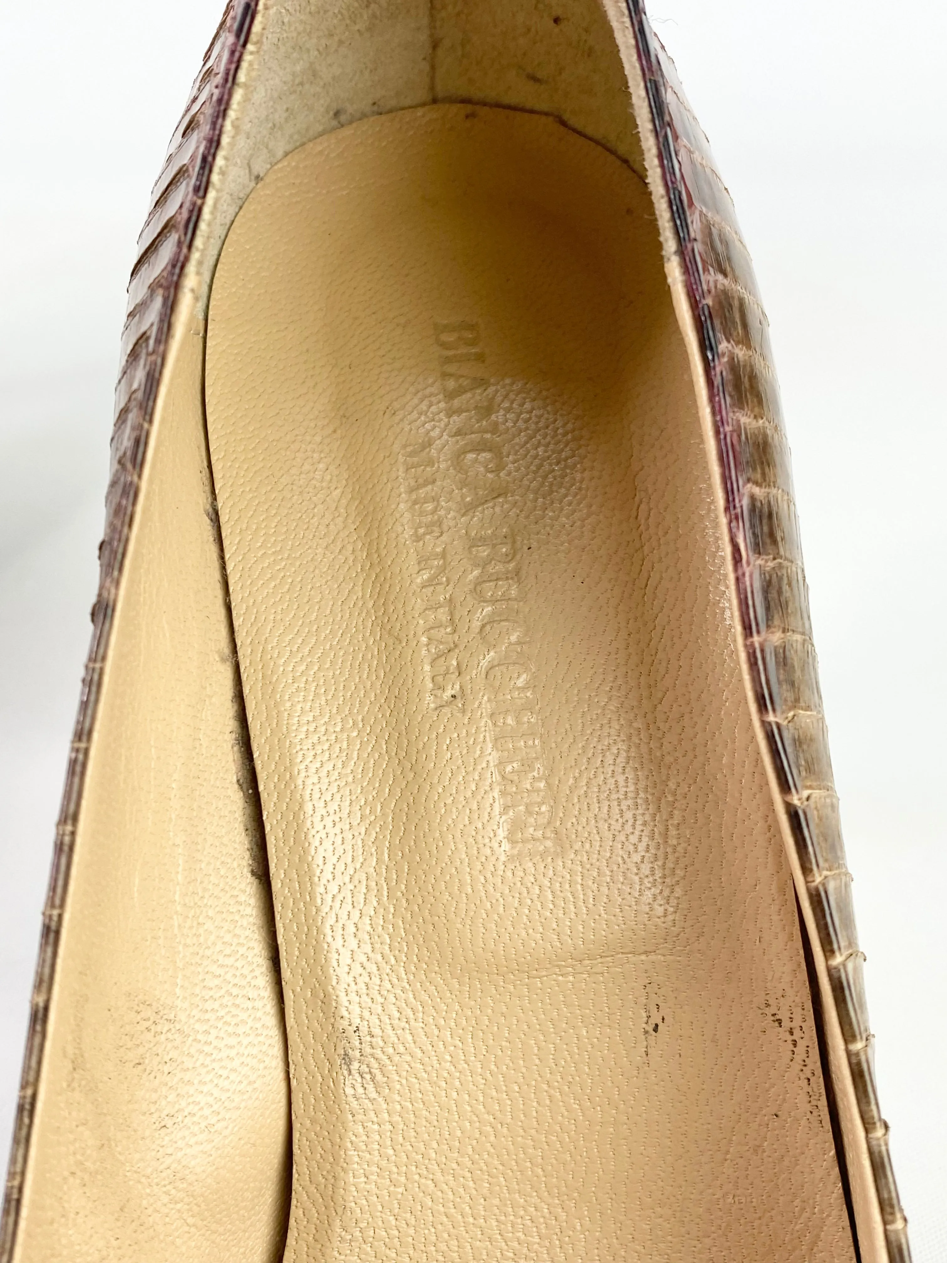 Bianca Buccheri Snakeskin Pumps - EU37