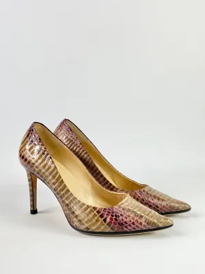 Bianca Buccheri Snakeskin Pumps - EU37