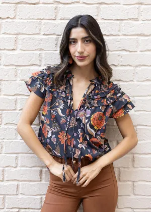 Bindu Ollie Floral Print Top ***FINAL SALE***