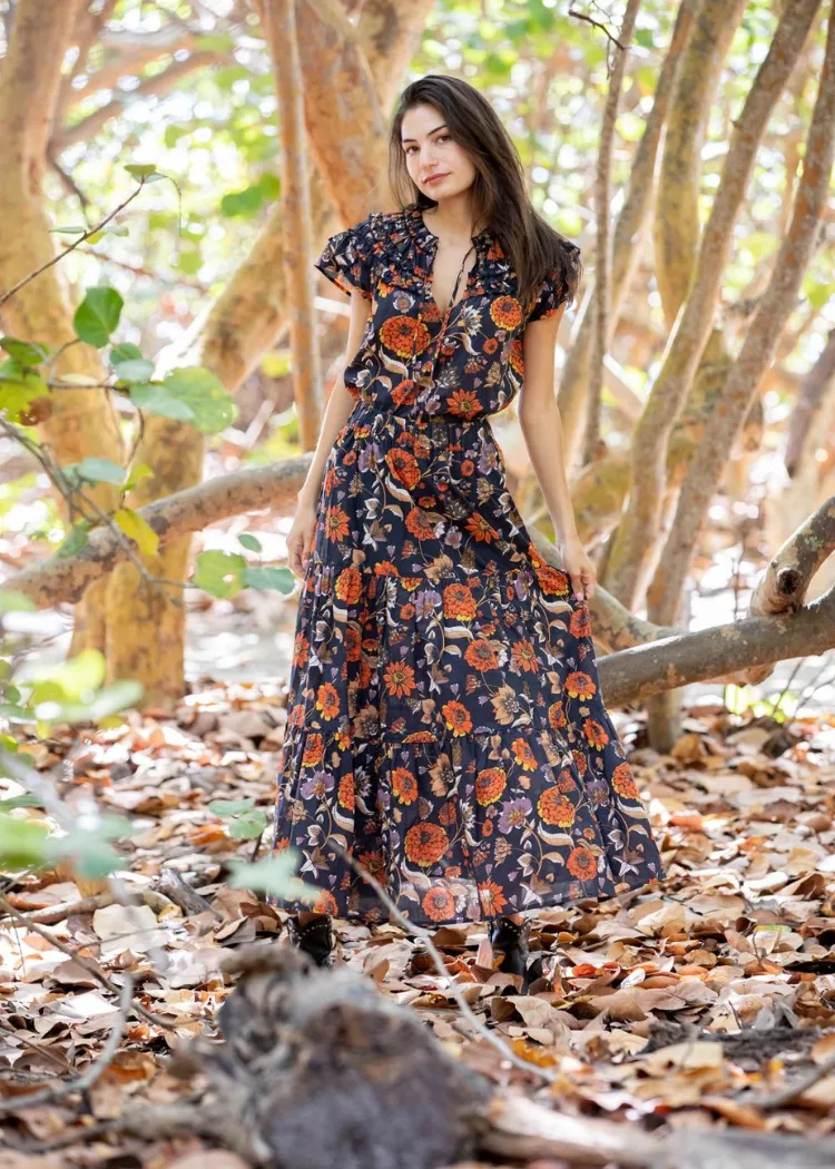 Bindu Ollie Floral Print Top ***FINAL SALE***