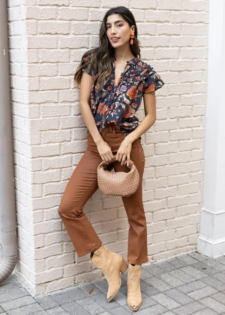 Bindu Ollie Floral Print Top ***FINAL SALE***