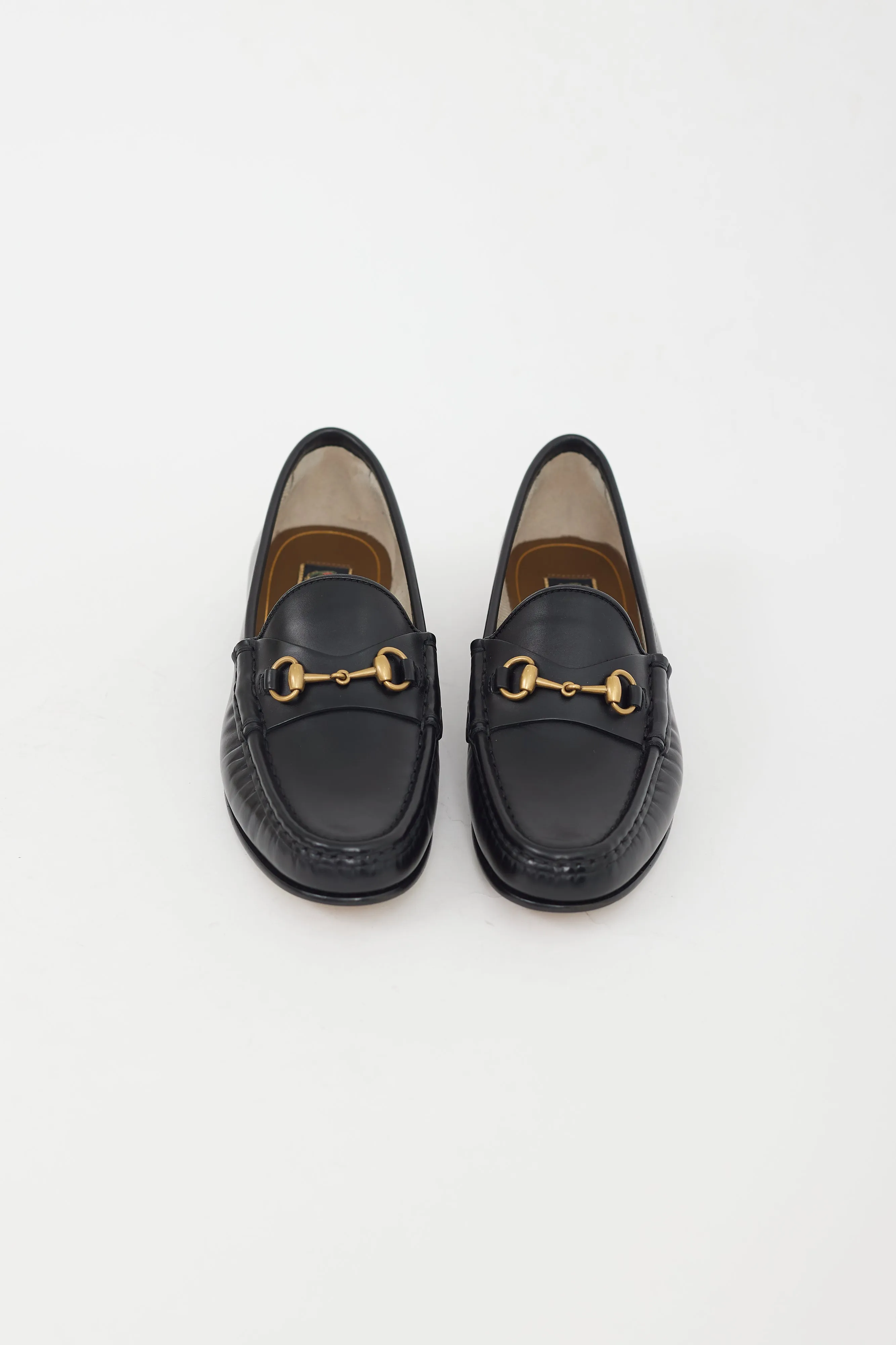 Black Leather 1953 Loafer