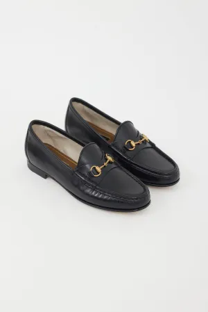 Black Leather 1953 Loafer