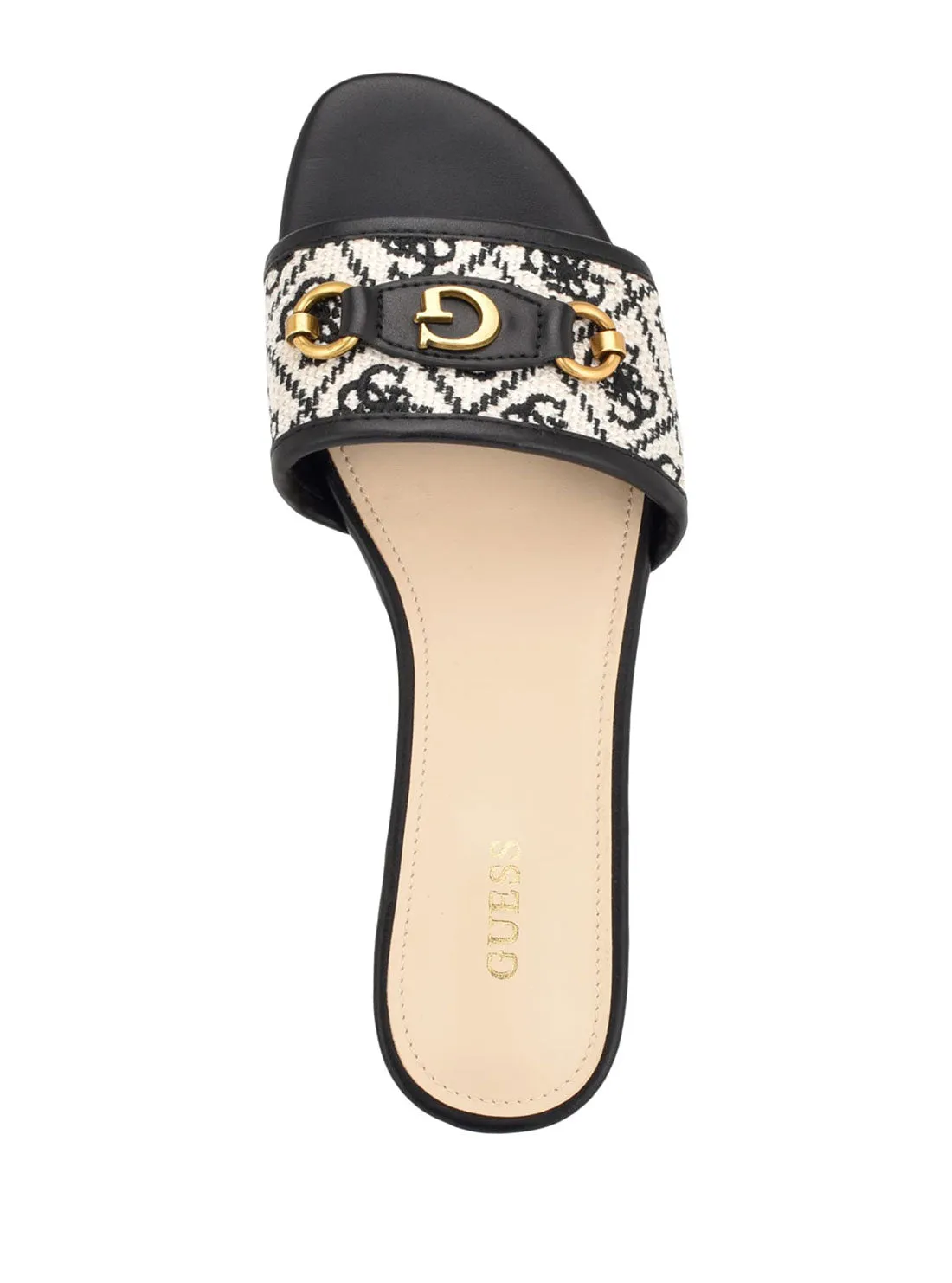 Black Logo Hammi Slide Sandals