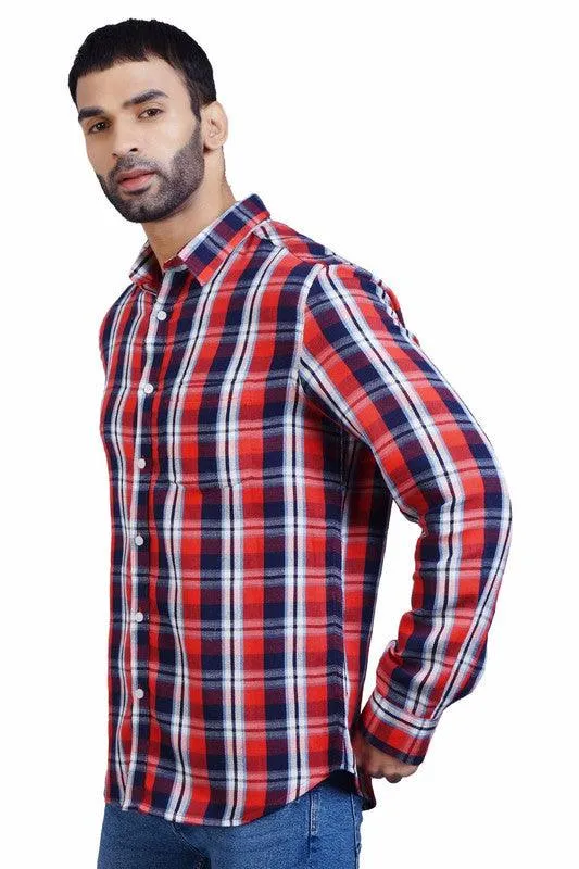 Blue check shirt