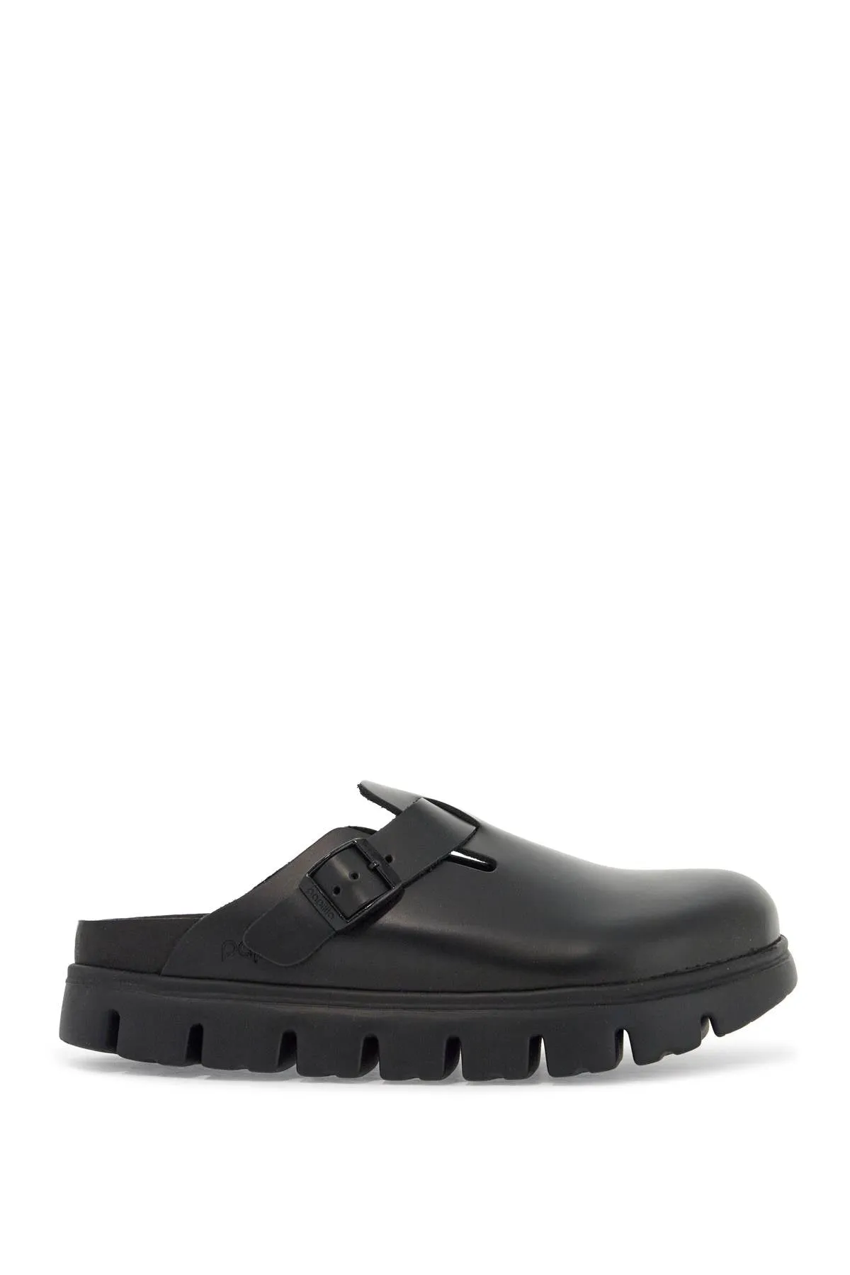 Boston Chunky Leather Clogs