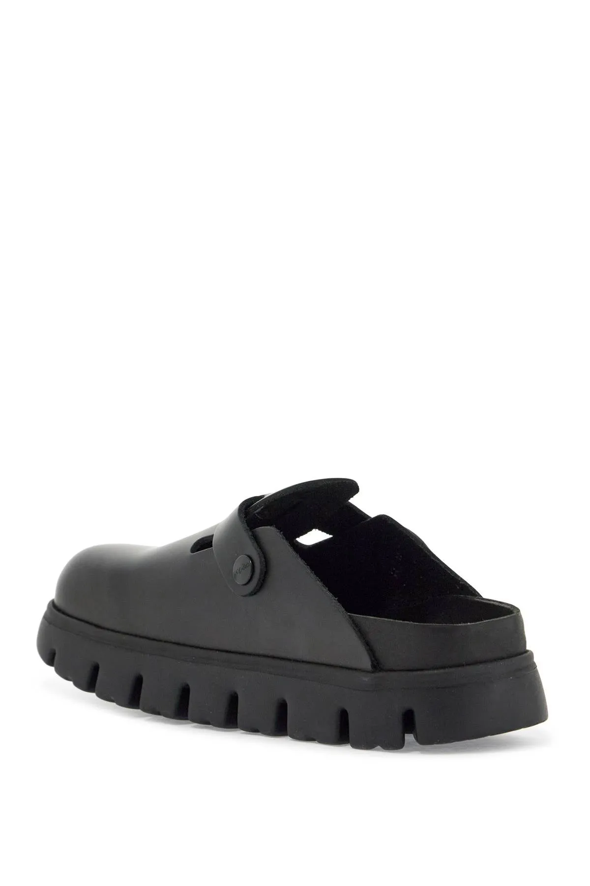 Boston Chunky Leather Clogs