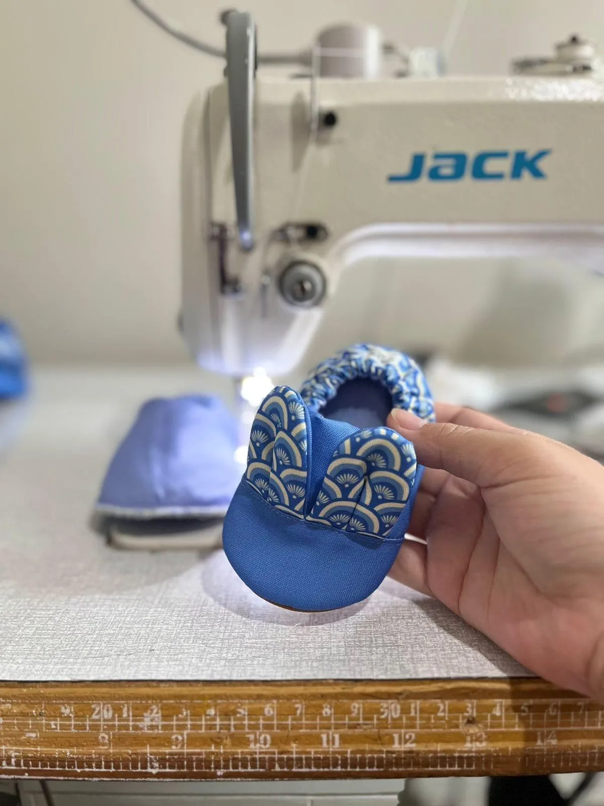 Bouncy Blue Bunny Mini Shoes