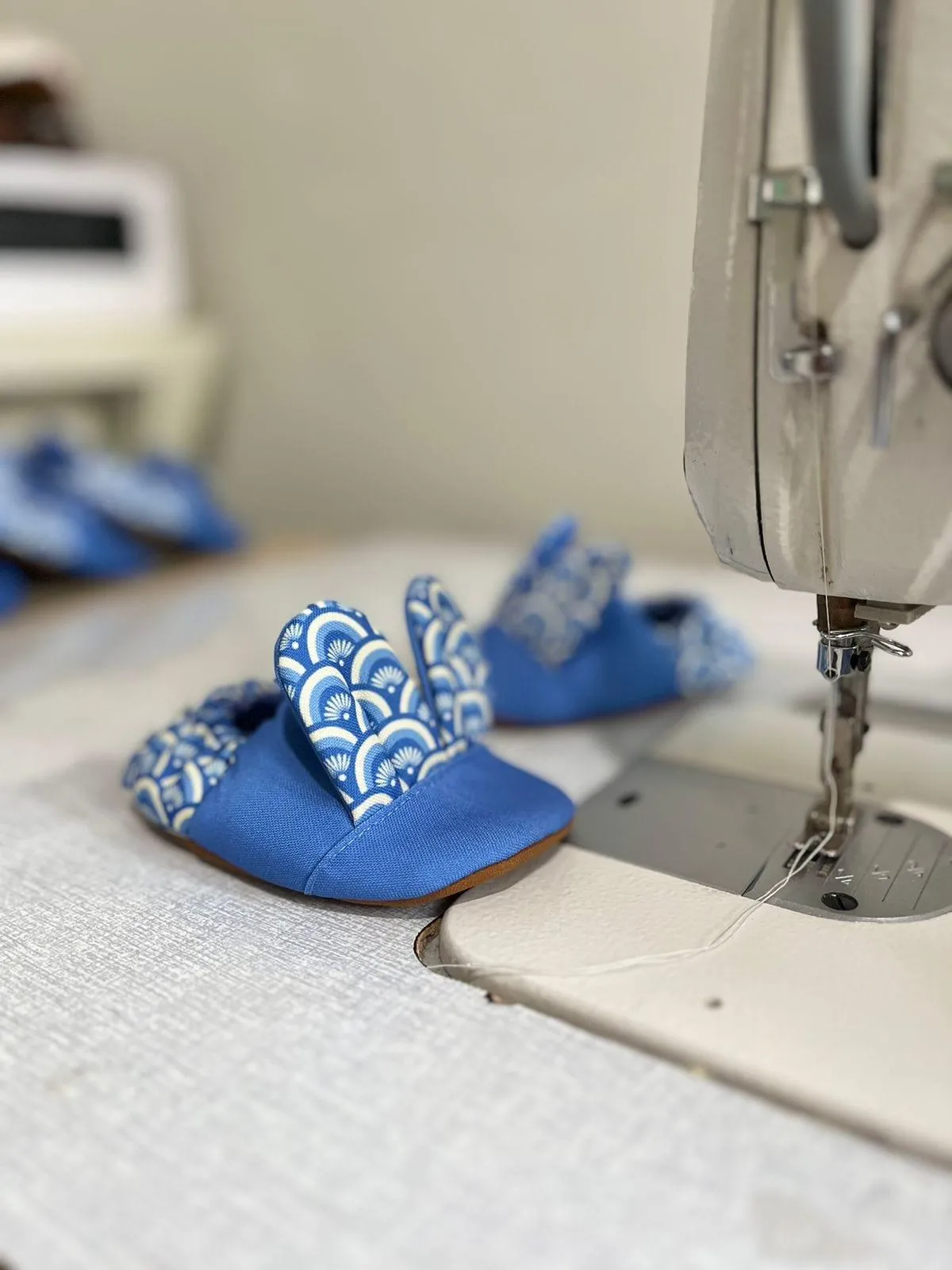 Bouncy Blue Bunny Mini Shoes