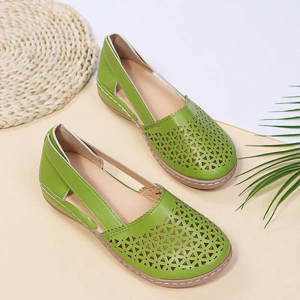 Breathable Wide Toe Flower Sandals