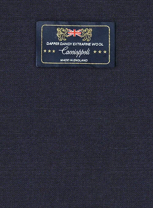 Caccioppoli Dapper Dandy Pabio Dark Blue Wool Jacket
