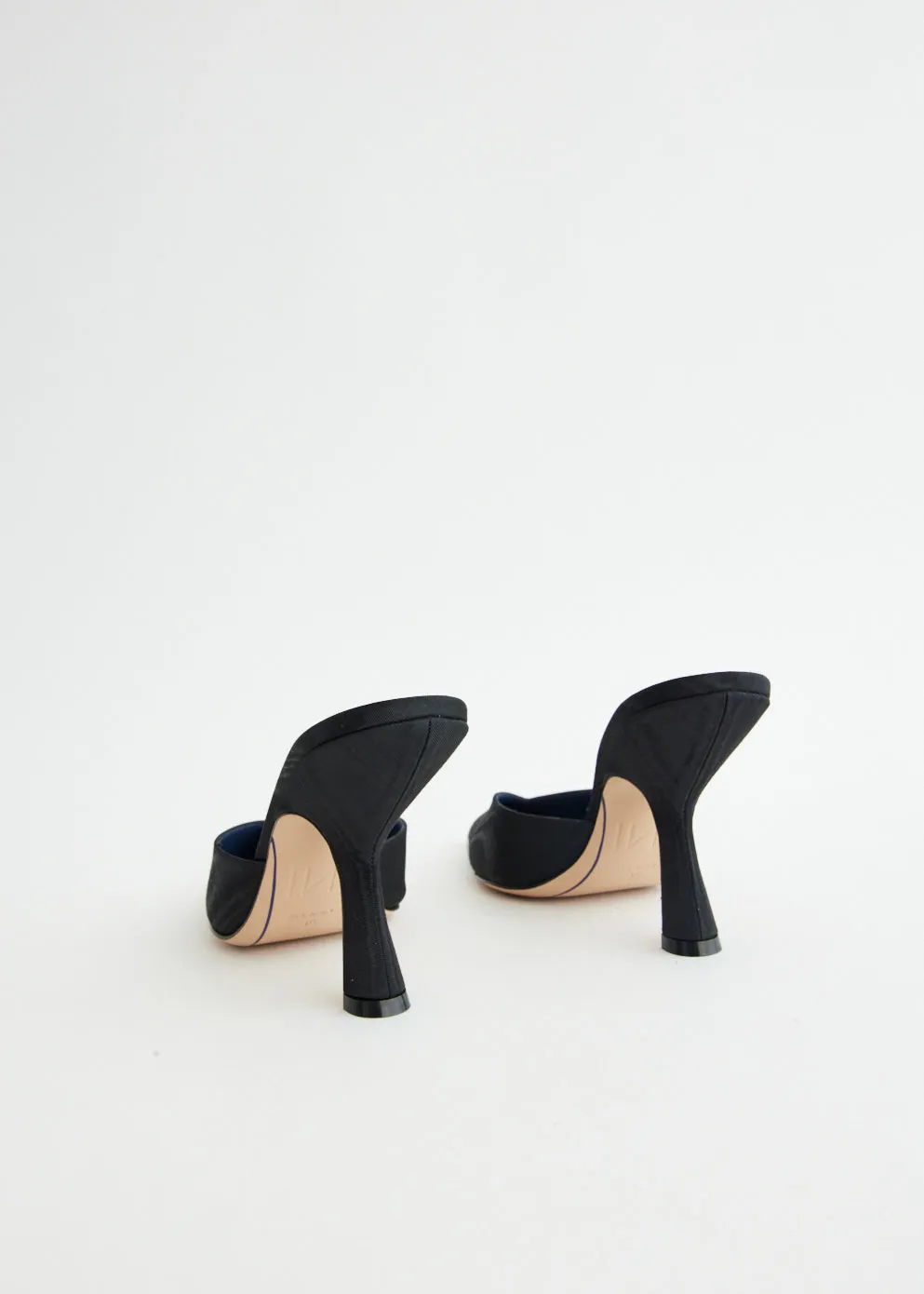 Carmen Grosgrain Moire Mules