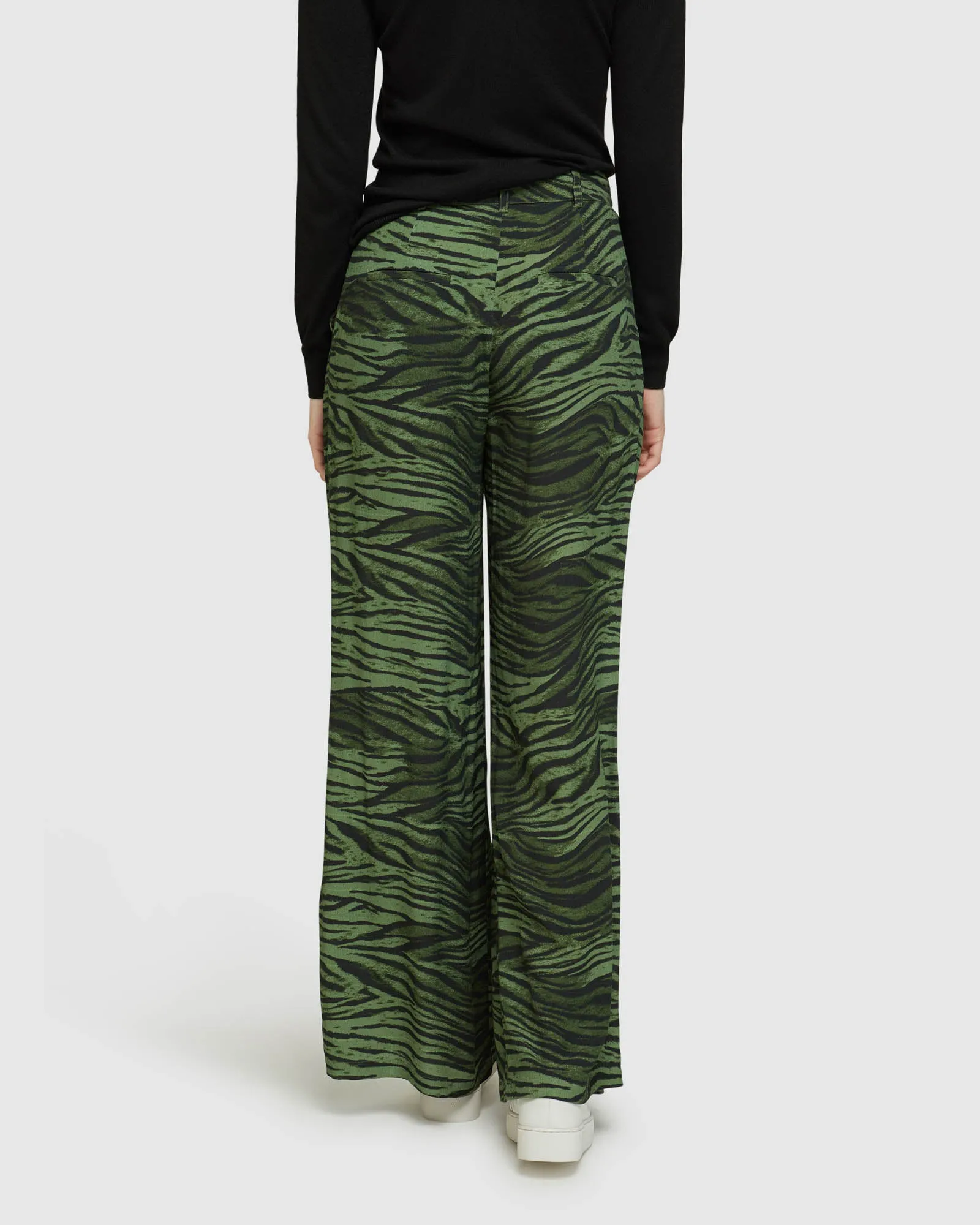 Chantal Animal Print Wide Leg Pants