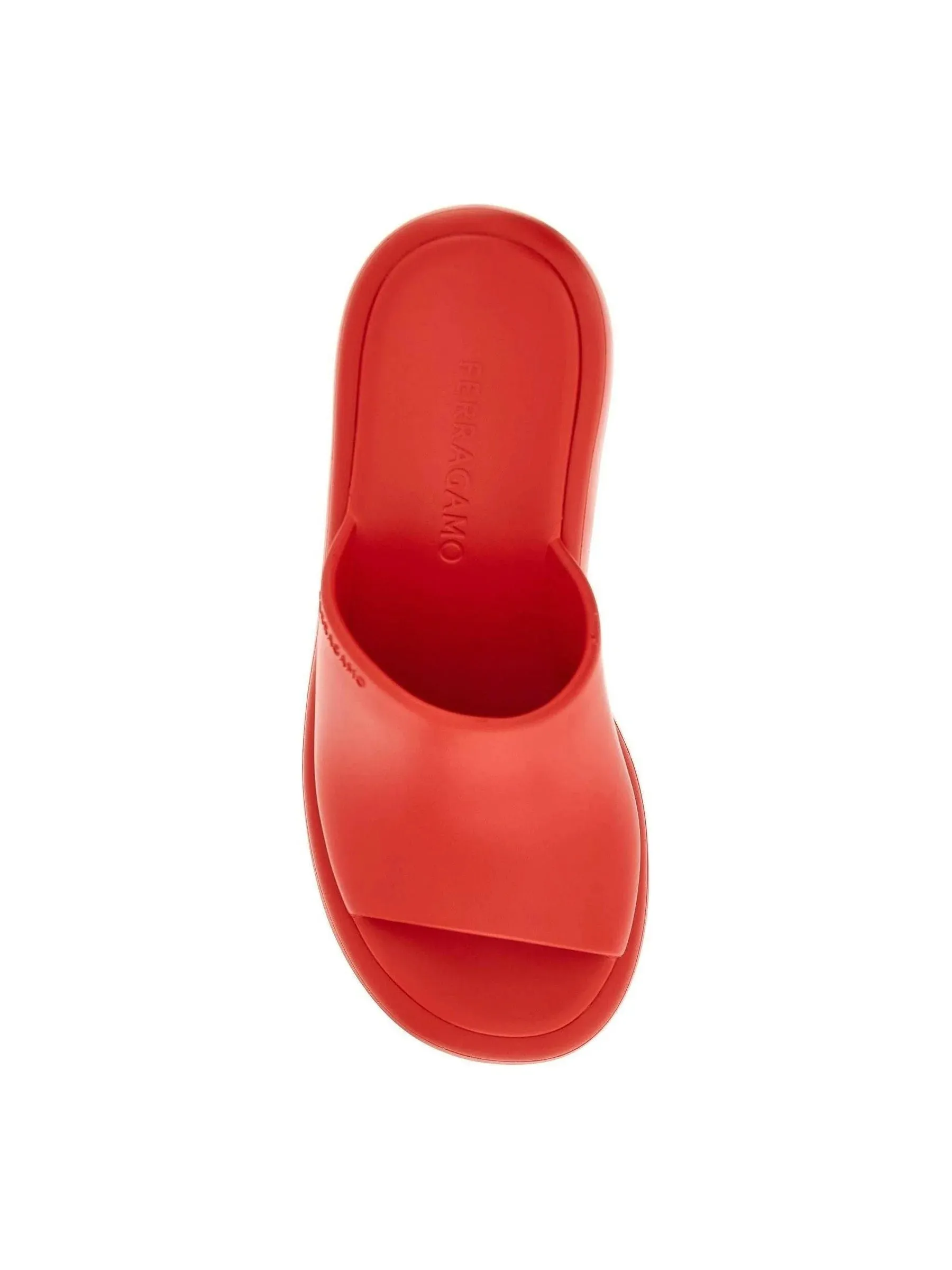 Chunky Heel Platform Mules