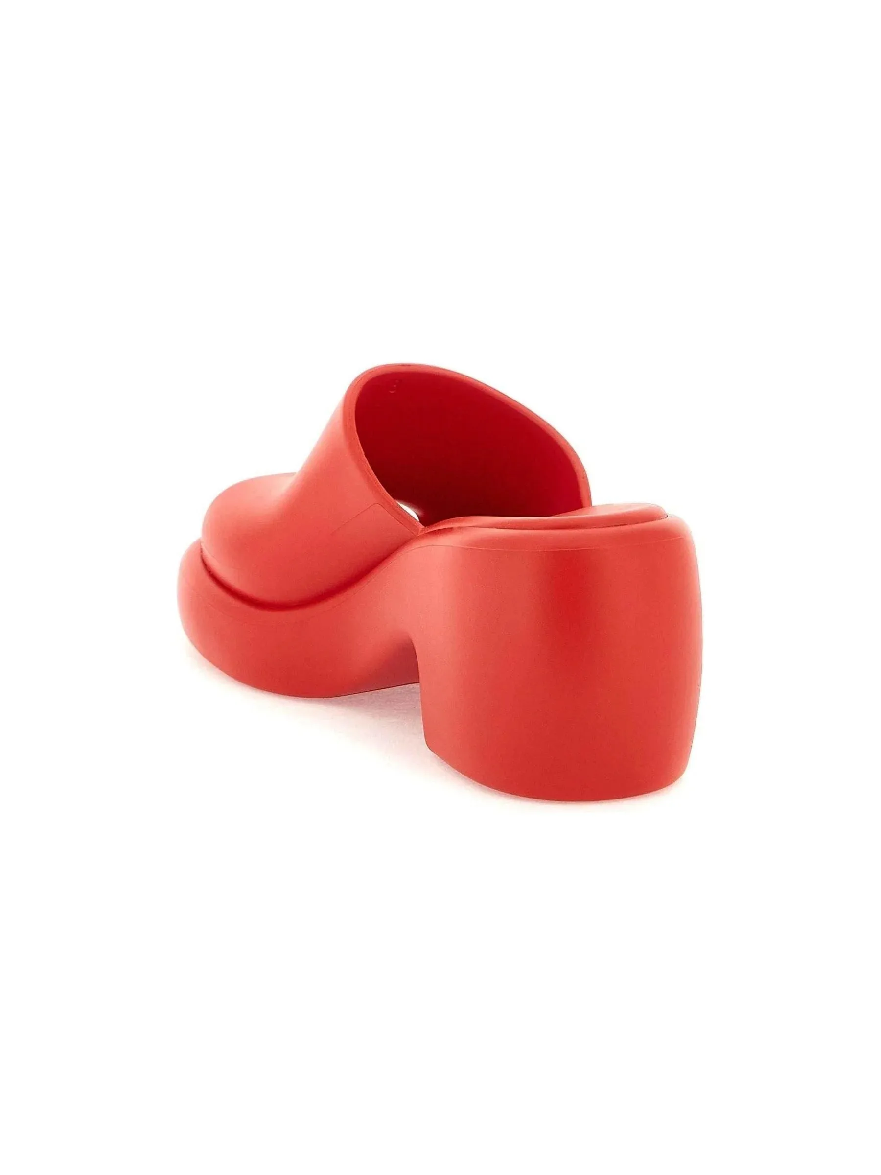 Chunky Heel Platform Mules