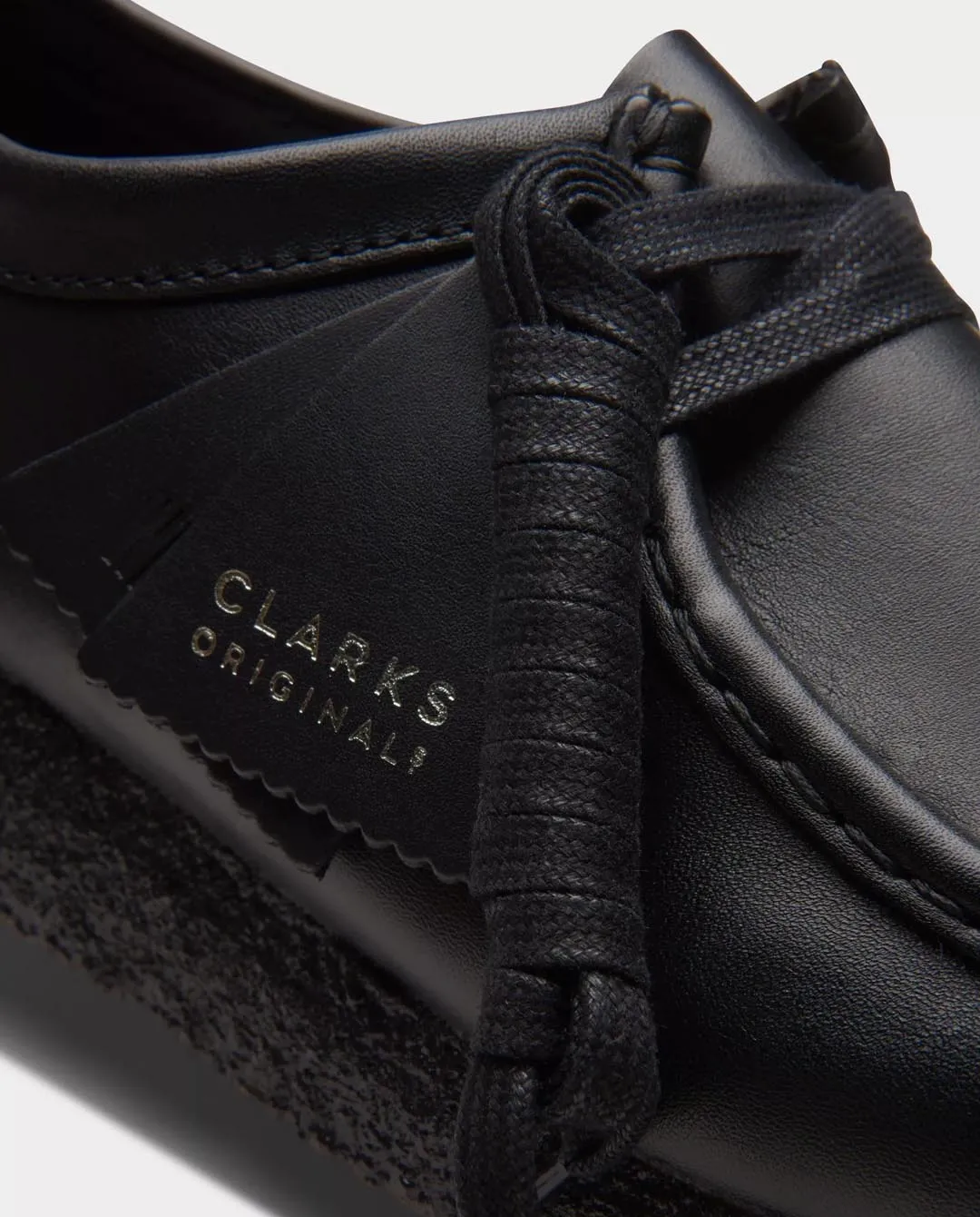 Clarks Originals - Wallabee Shoe - Black Leather