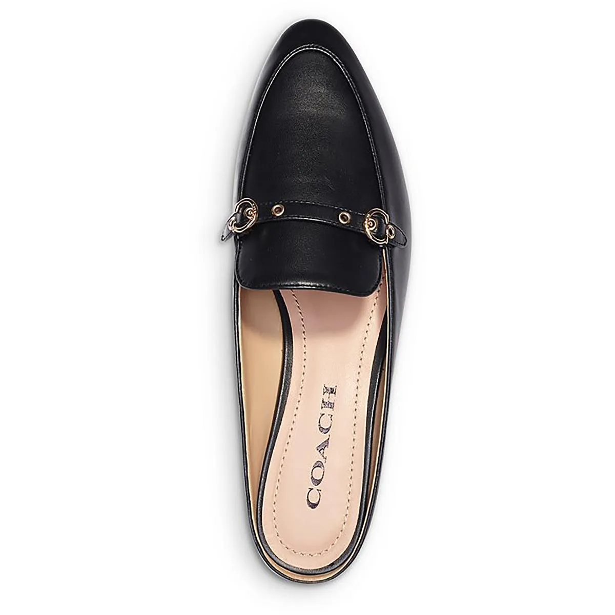 Coach Womens Irene Leather Slip on Mules