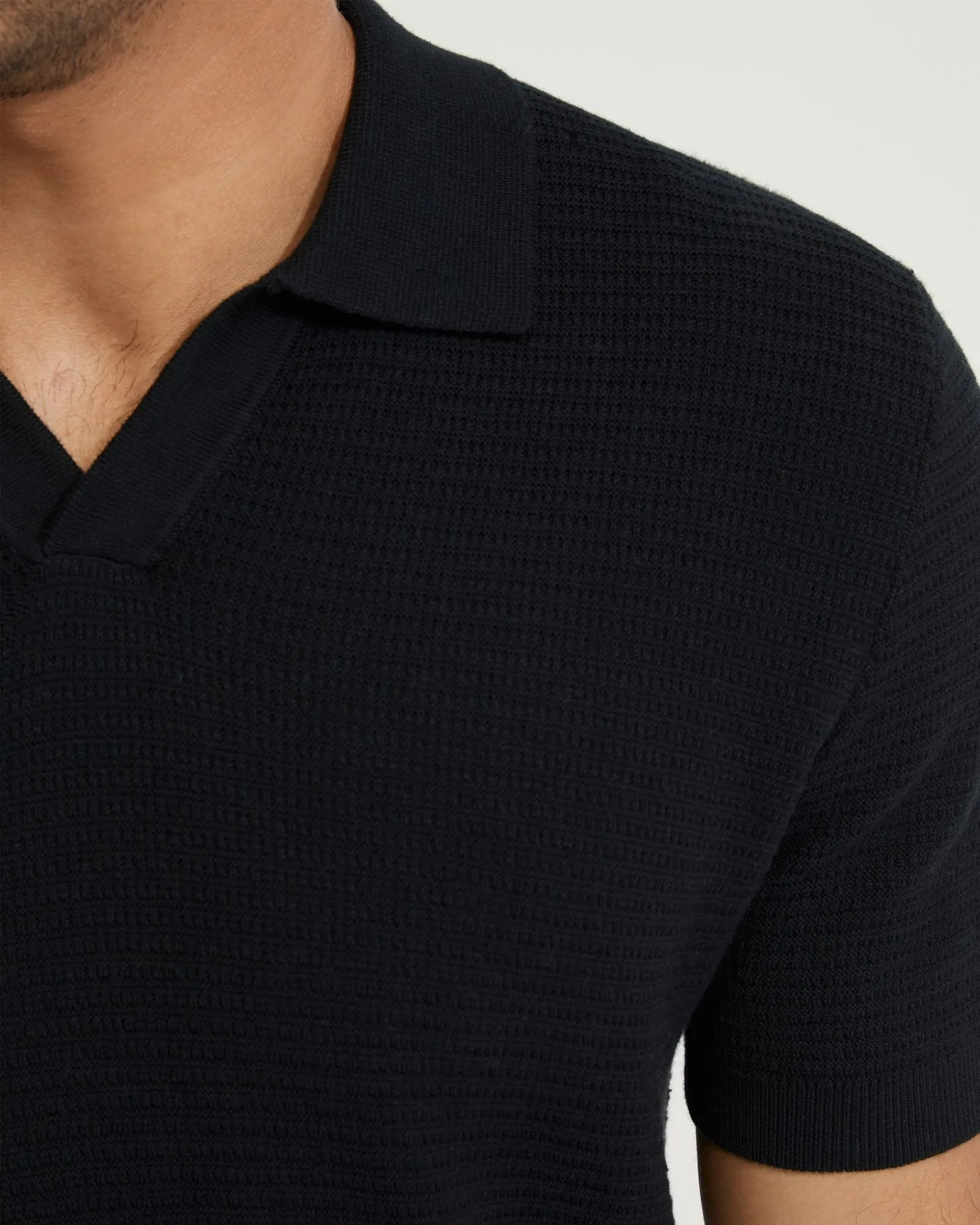 Corbin Cotton Knitted Polo