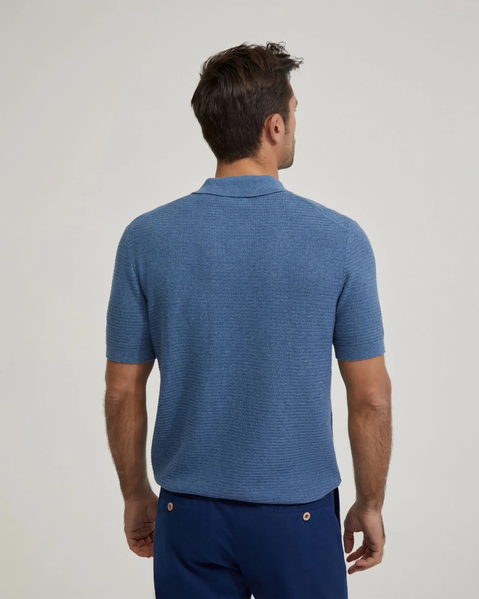 Corbin Cotton Knitted Polo