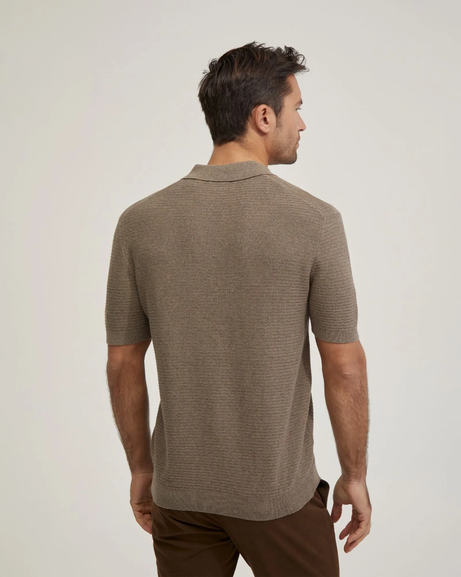 Corbin Cotton Knitted Polo