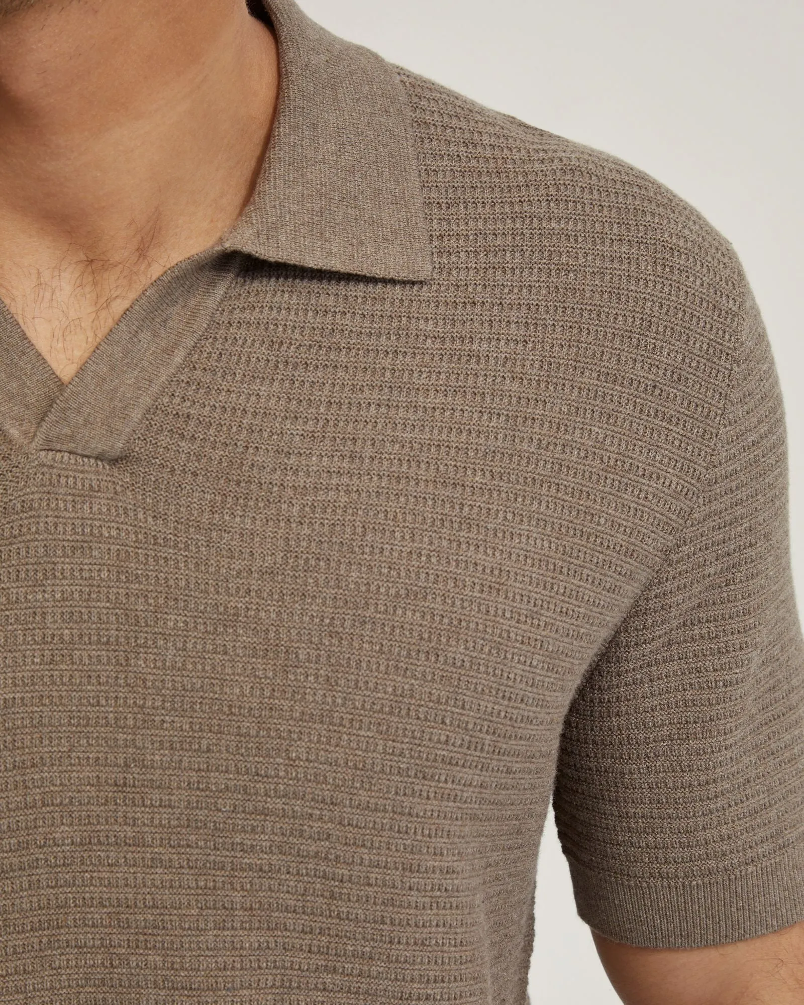 Corbin Cotton Knitted Polo