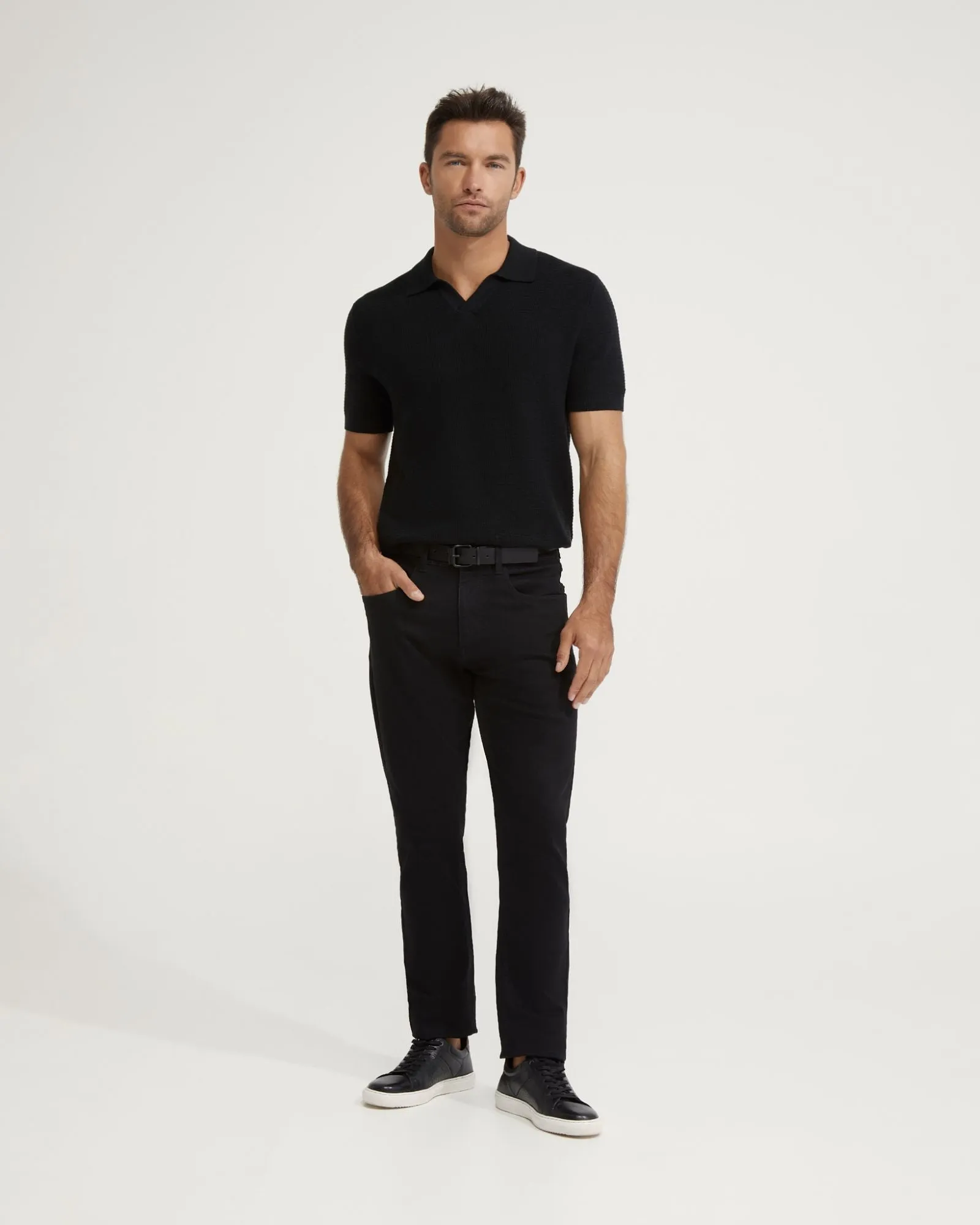 Corbin Cotton Knitted Polo