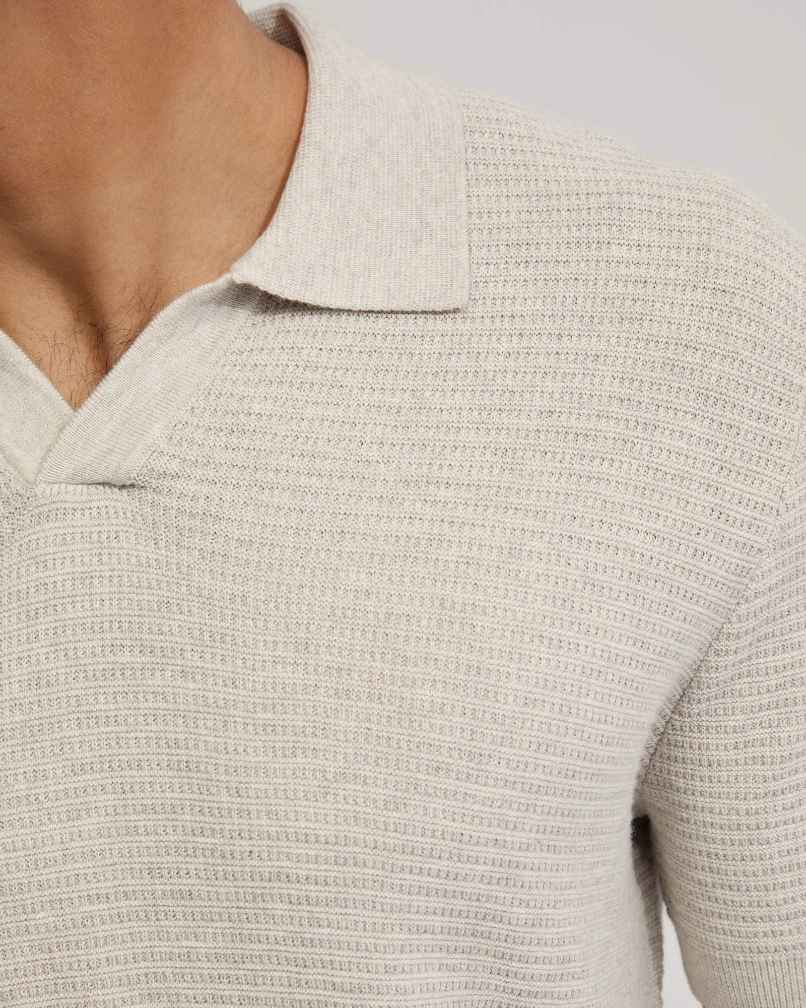Corbin Cotton Knitted Polo