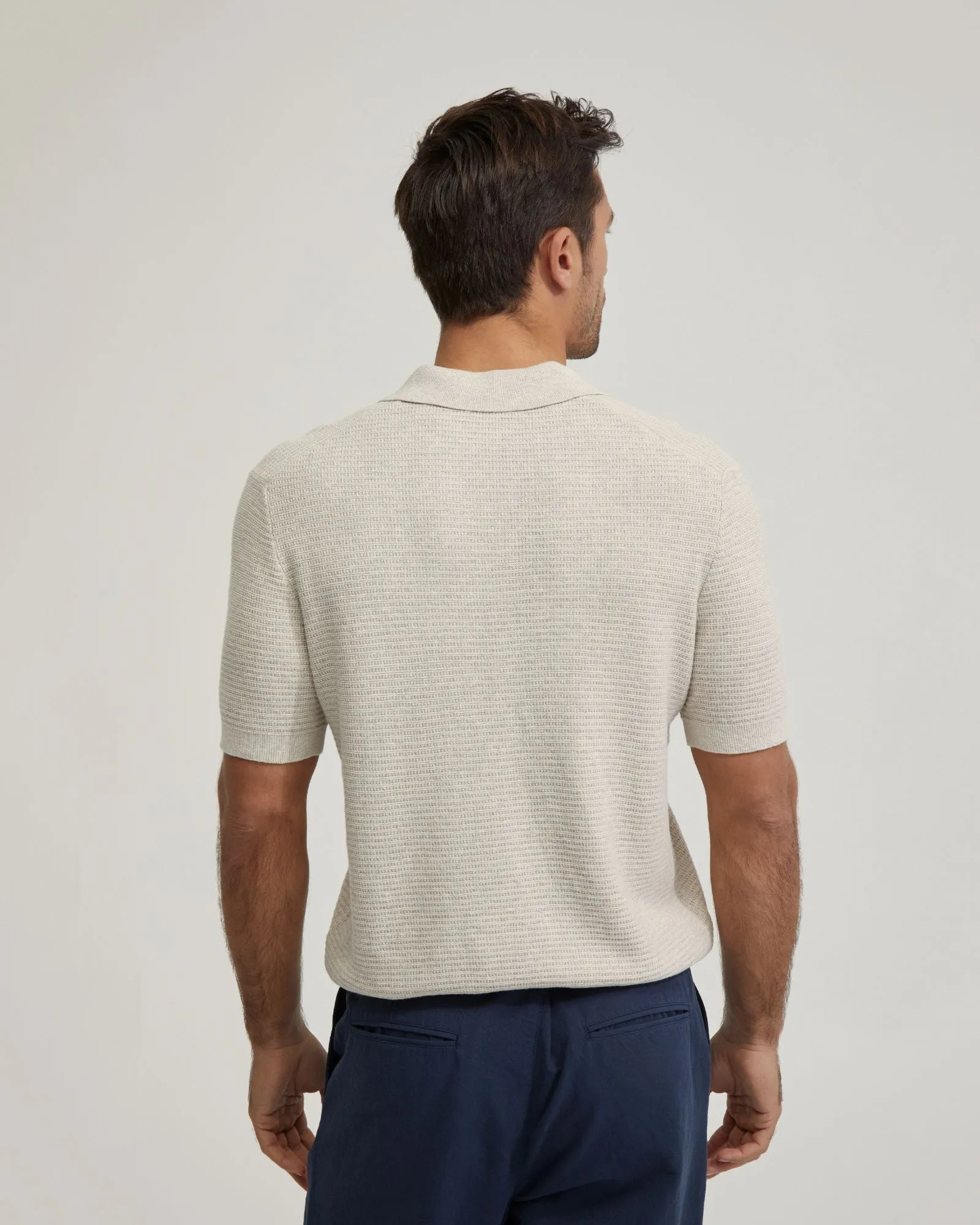 Corbin Cotton Knitted Polo
