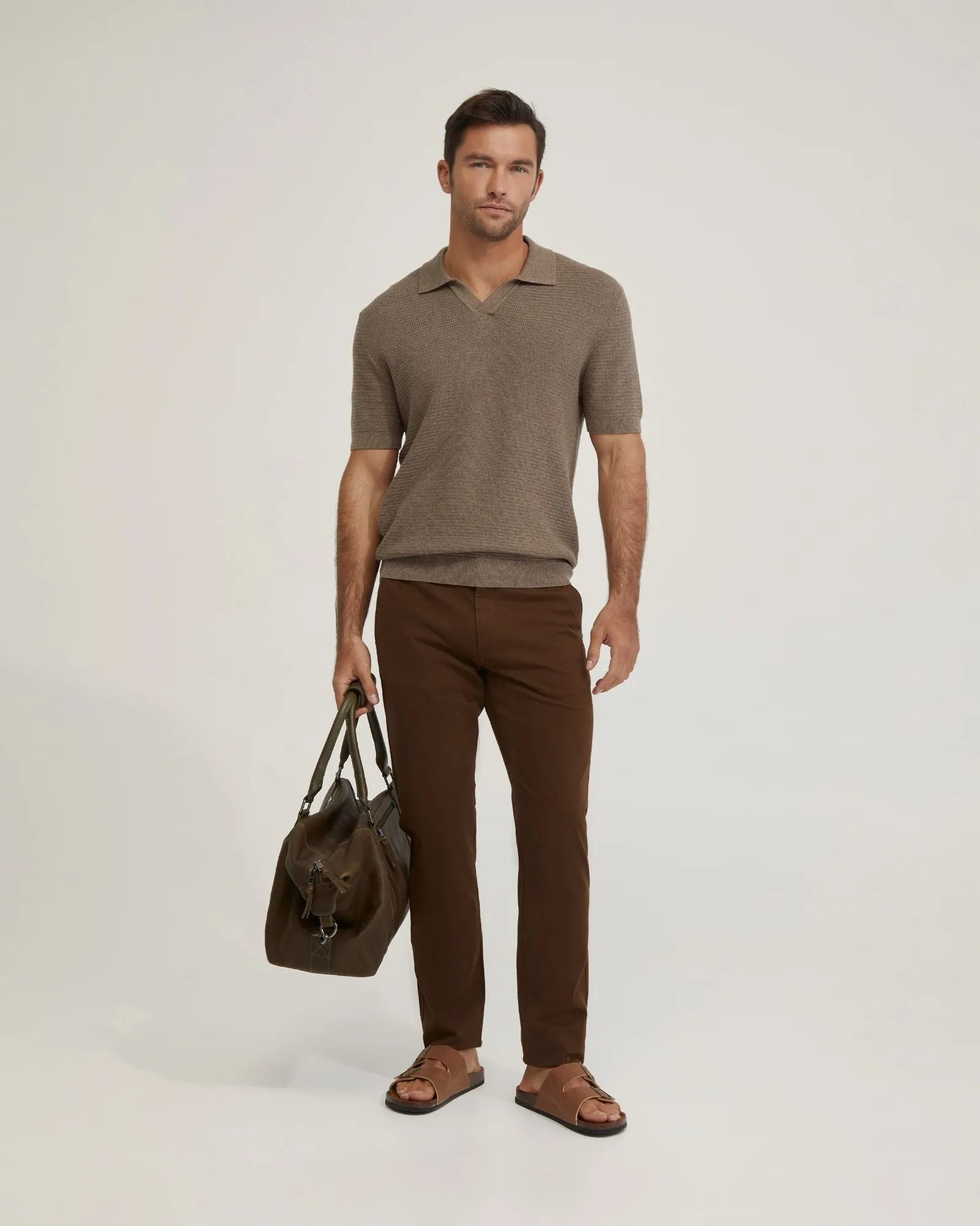 Corbin Cotton Knitted Polo